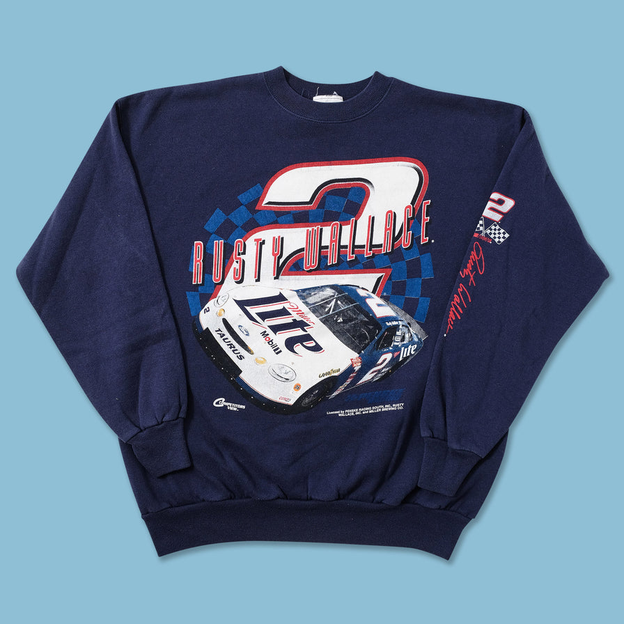 Vintage Rusty Wallace Racing Sweater Medium 