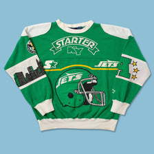 Vintage Starter New York Jets Sweater Large 