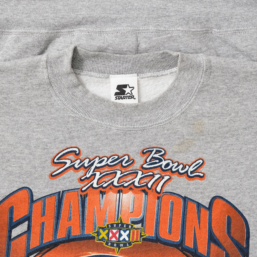 1997 Starter Denver Broncos Sweater Small 