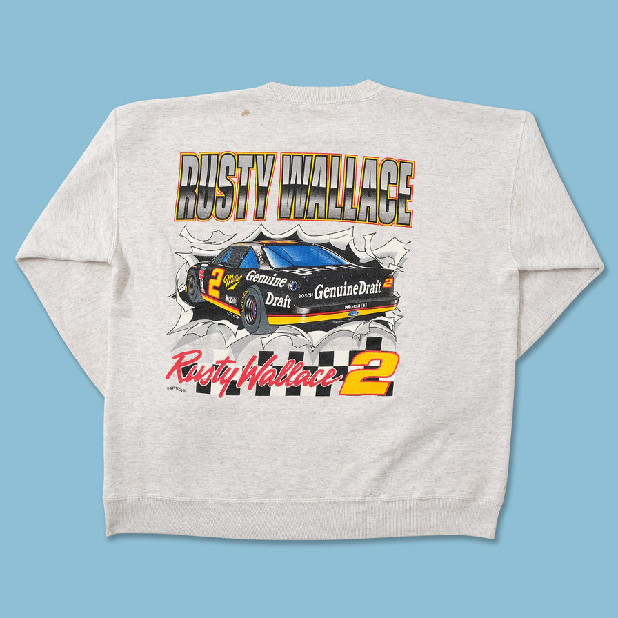 Vintage Nutmeg Rusty Wallace Racing SweateR XLarge 