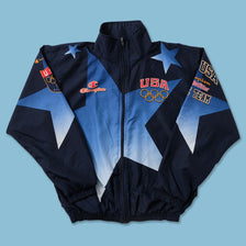 1996 Champion USA Atlanta Olympics Track Jacket Small 