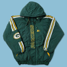 Vintage Starter Greenbay Packers Jacket Medium 