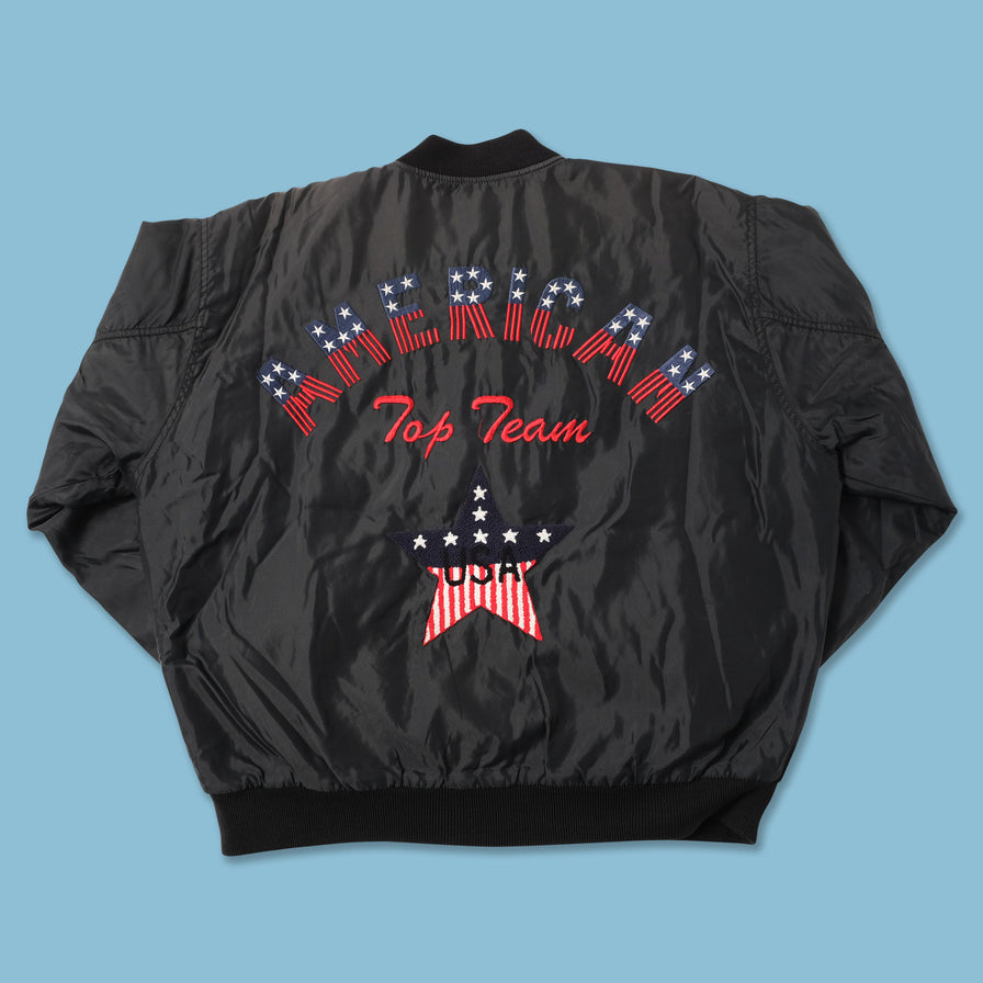 Vintage USA Padded Bomber Jacket Medium 