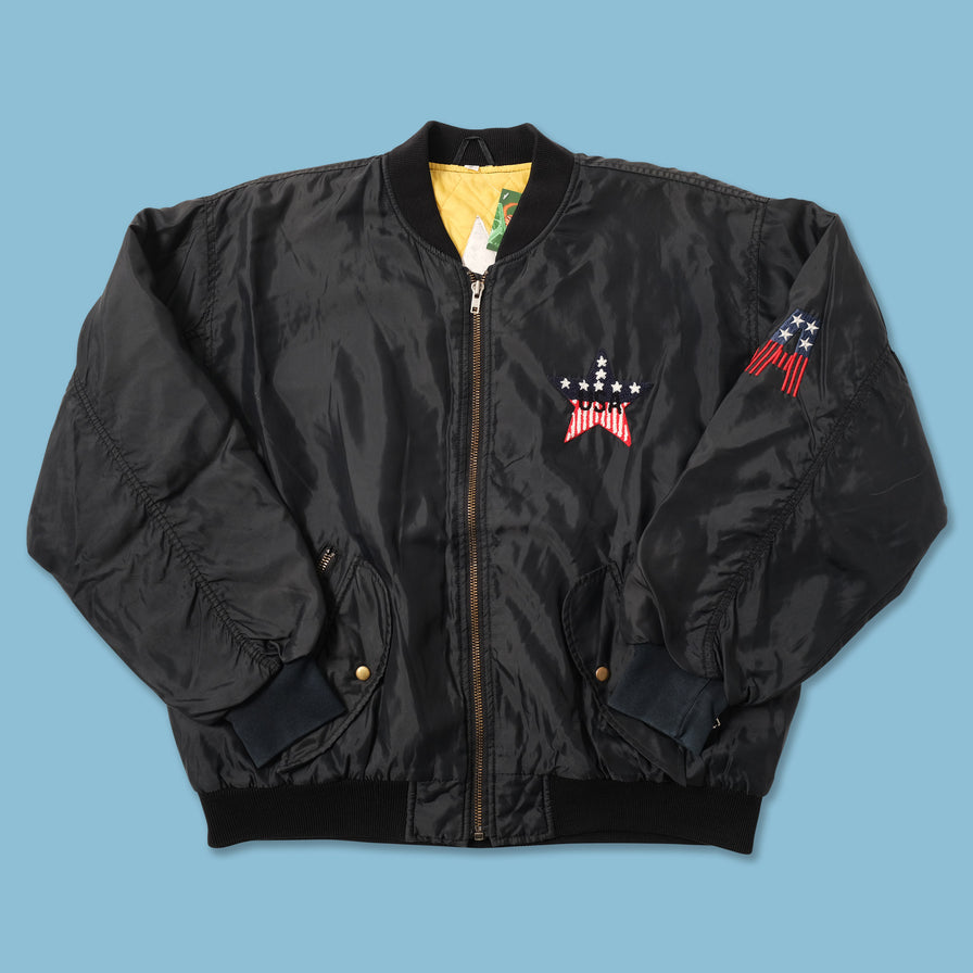 Vintage USA Padded Bomber Jacket Medium 