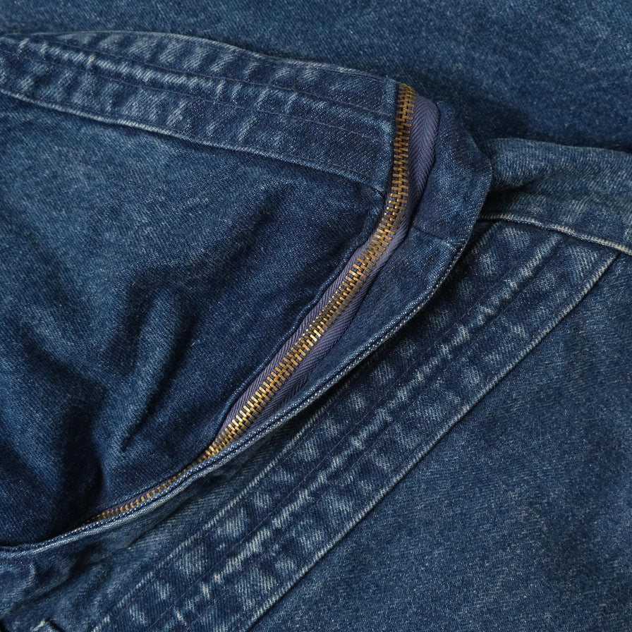 Vintage Padded Denim Jacket Large 