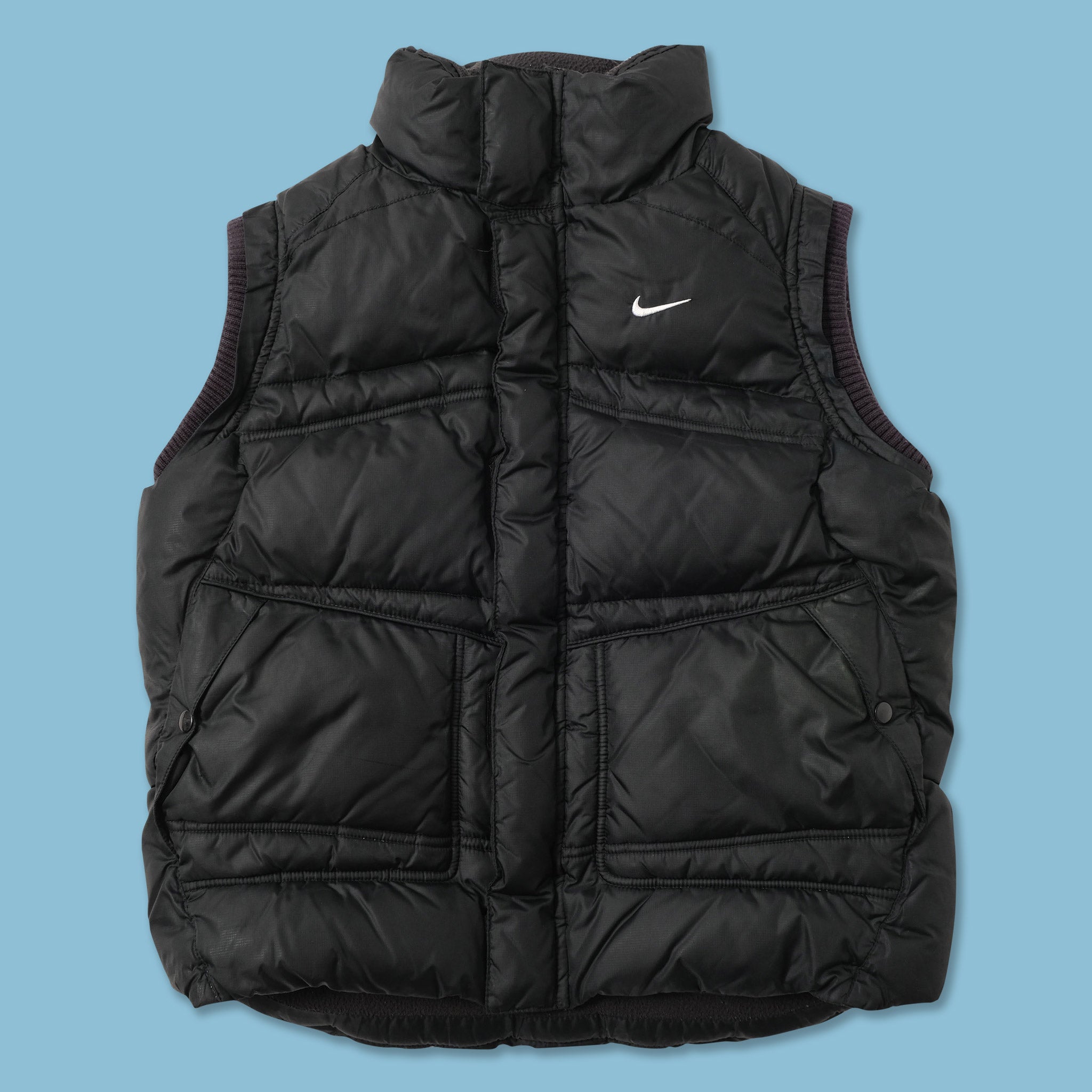 Vintage Women's Nike Puffer Vest XSmall Double Double Vintage