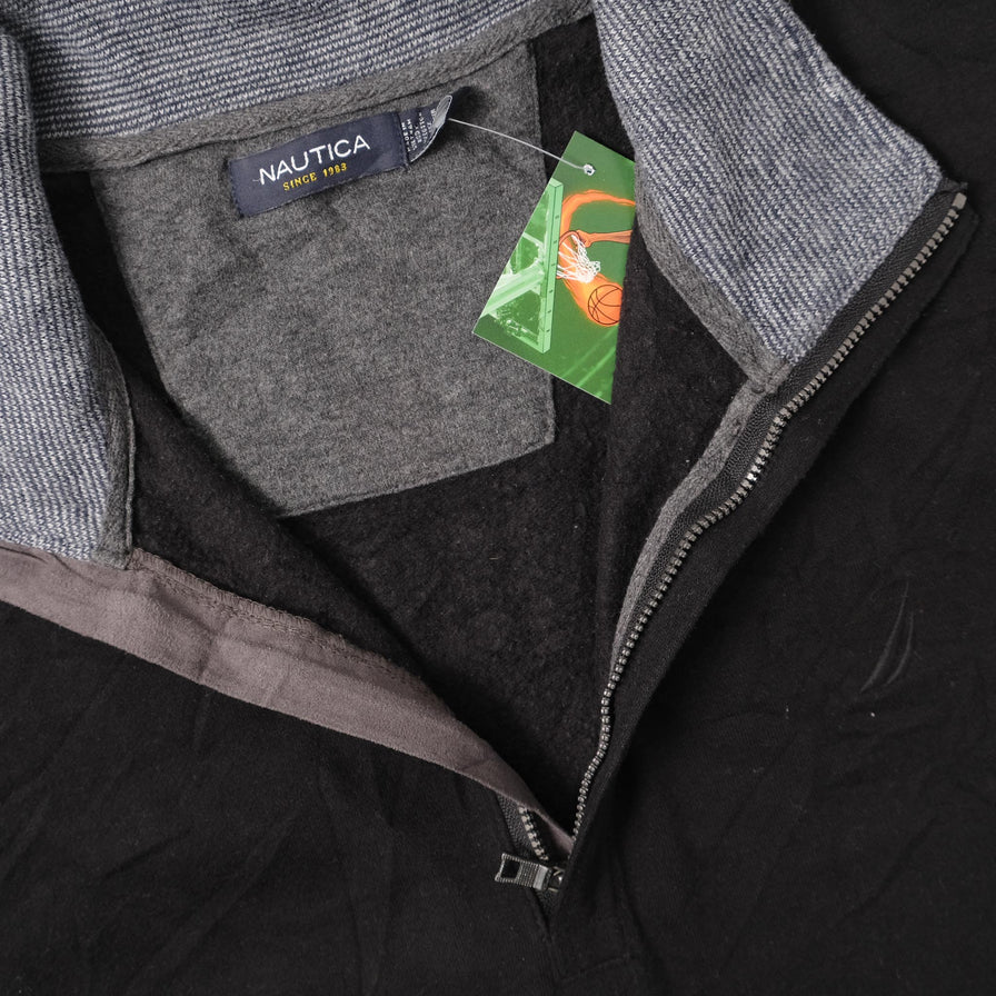 Vintage Nautica Q-Zip Sweater Large 