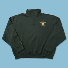 Vintage Notre Dame Q-Zip Sweater XLarge 