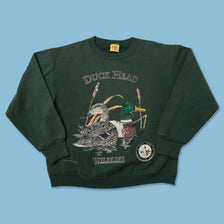 Vintage Duck Head Wildlife Sweater Large 