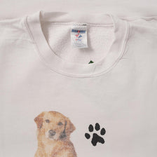 Vintage Golden Retriever Sweater XLarge