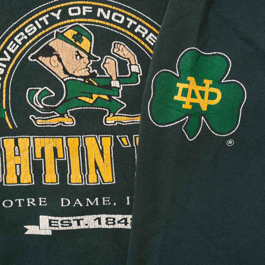 Vintage Fighting Irish Sweater Small 