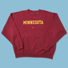 Vintage Nike Minnesota Sweater XLarge 