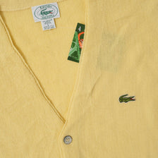 Vintage Lacoste Knit Cardigan Large 