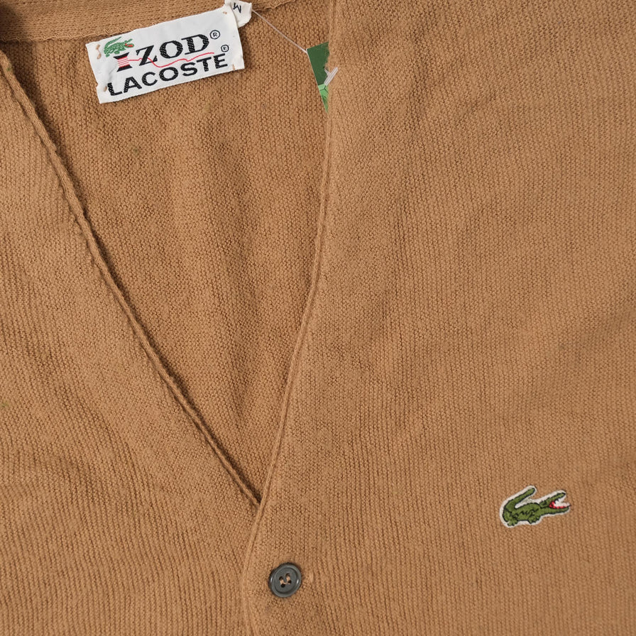 Vintage Lacoste Knit Cardigan Medium 