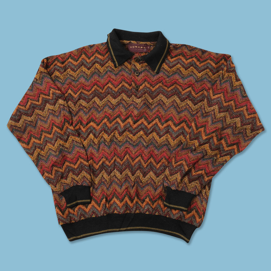 Vintage Tundra Knit Sweater Medium 