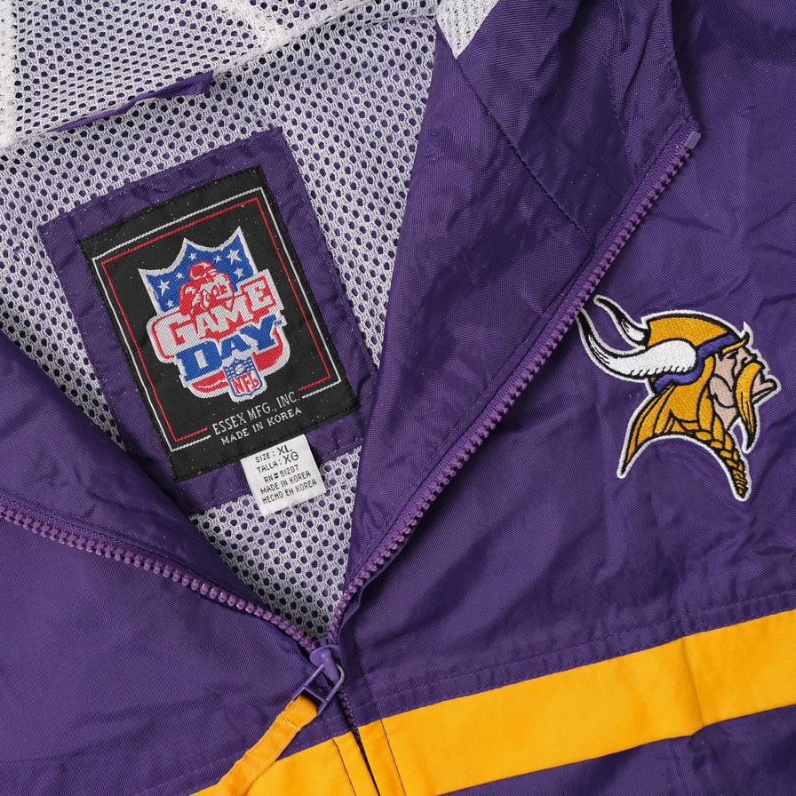 Vintage Minnesota Vikings Light Jacket 3XLarge 