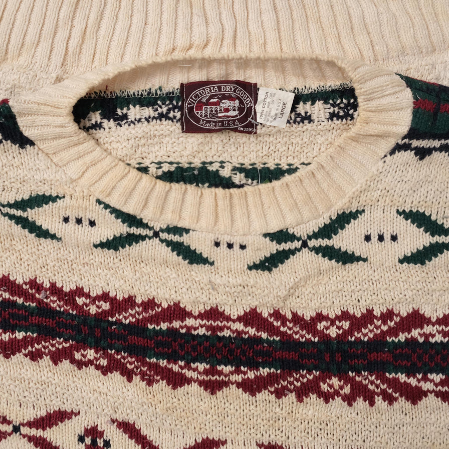 Vintage Knit Sweater XLarge 