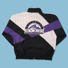 Vintage Colorado Rockies Track Jacket Large 