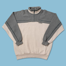 Vintage Adidas Q-Zip Sweater Small 