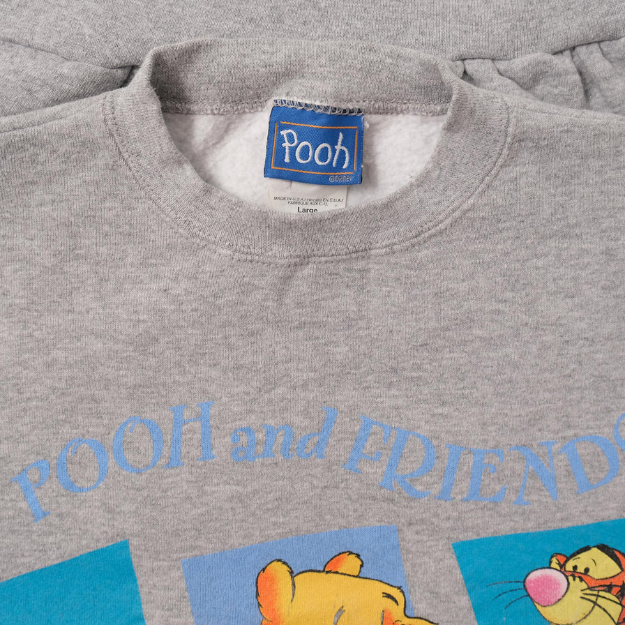 Vintage Pooh and Friends Sweater Large 