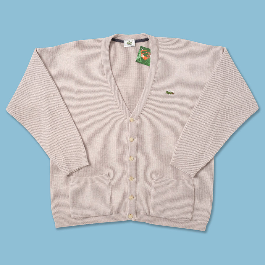 Vintage Lacoste Knit Cardigan Large 