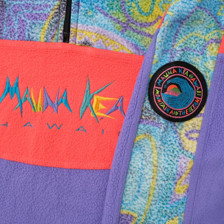 Vintage Hawaii Q-Zip Fleece Medium 
