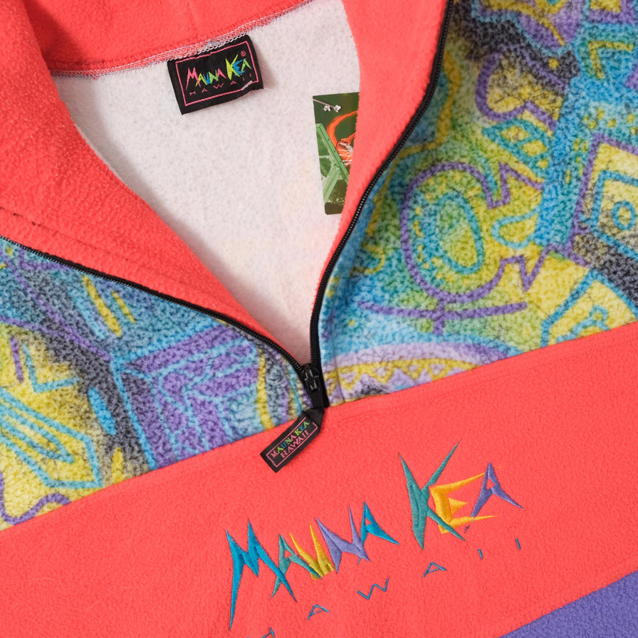 Vintage Hawaii Q-Zip Fleece Medium 