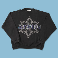 Vintage Aspen Winter Sweater Medium 