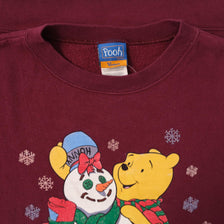 Vintage Pooh Christmas Sweater XLarge