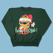 Vintage Garfield Christmas Sweater Large 