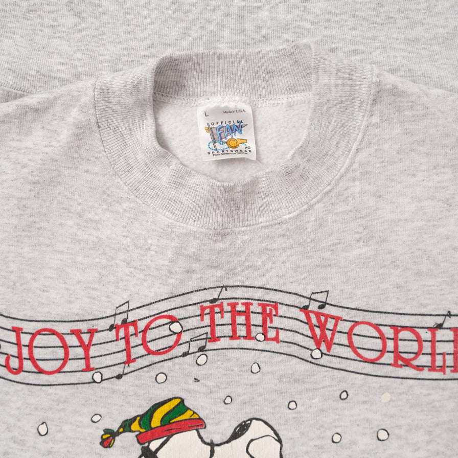 Vintage Peanuts Christmas Sweater Medium 