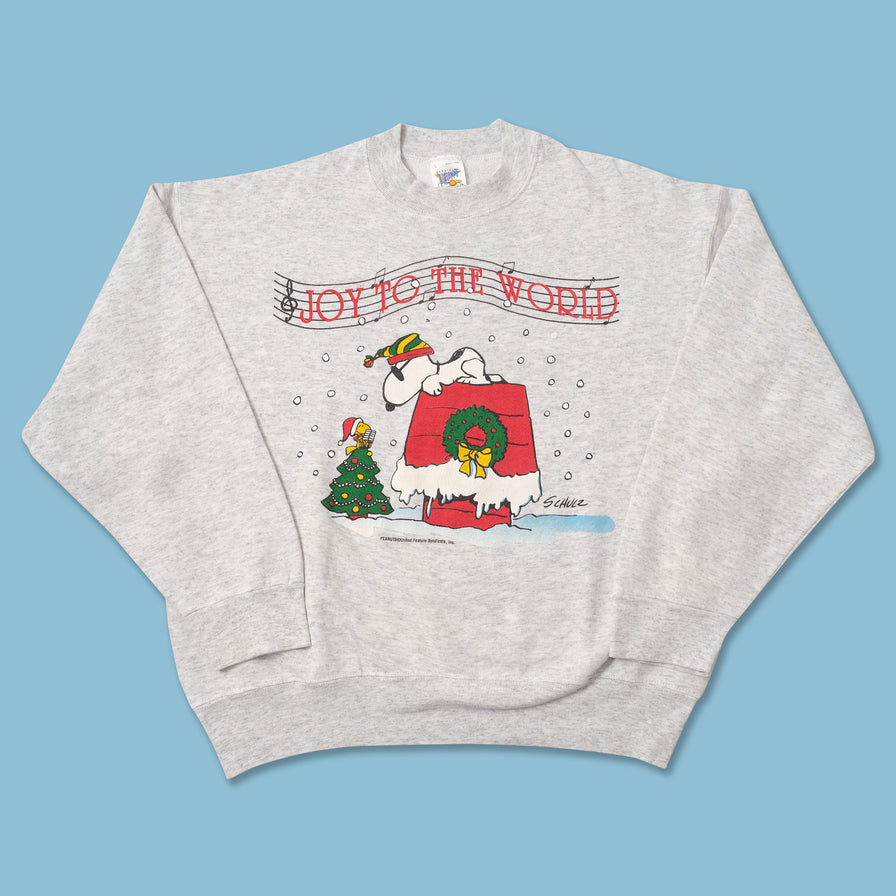 Vintage Peanuts Christmas Sweater Medium 