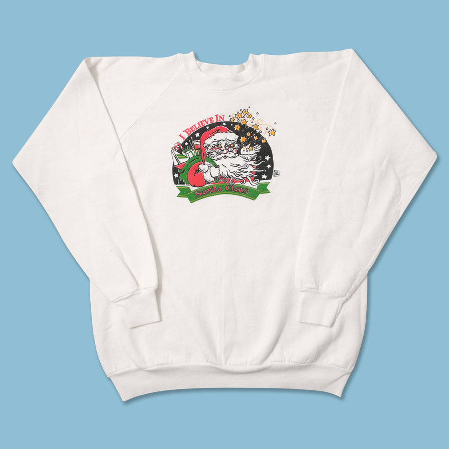 Vintage Santa Claus Sweater Large 