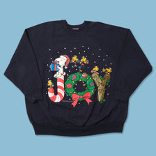 Vintage Peanuts Christmas Sweater XLarge 
