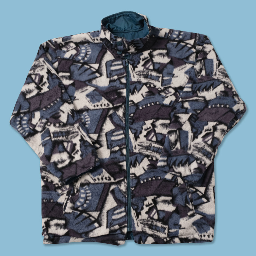 Vintage Reversible Fleece Jacket Large 