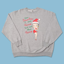 Vintage Betty Boob Christmas Sweater XLarge 