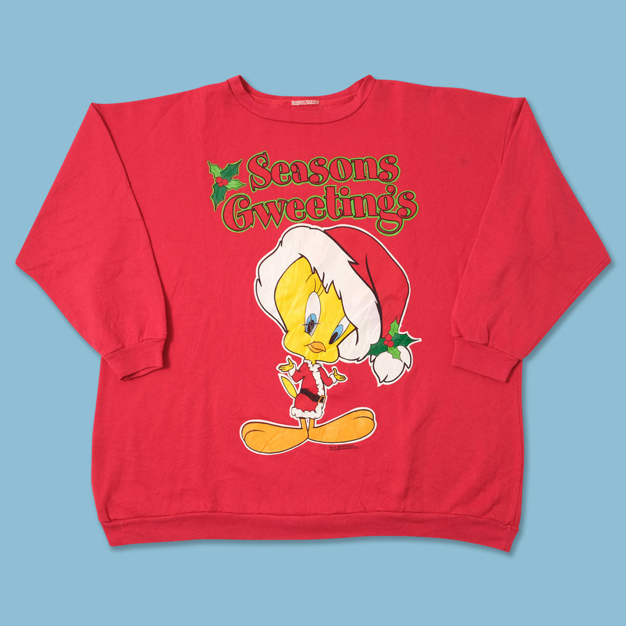 Vintage Tweety Christmas Sweater XXLarge 