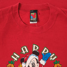Vintage Mickey Mouse Christmas Sweater XXLarge 
