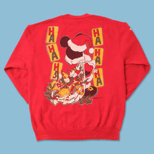 Vintage Mickey Mouse Christmas Sweater Medium 