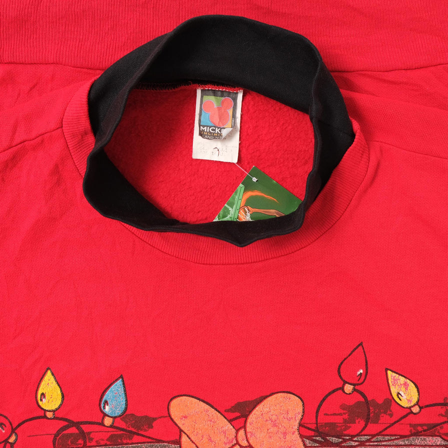 Vintage Mickey Mouse Christmas Sweater XLarge 