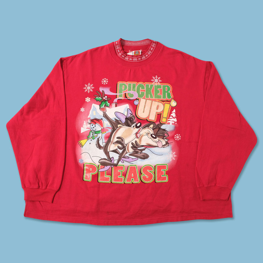 Vintage Looney Tunes Winter Sweater XLarge 