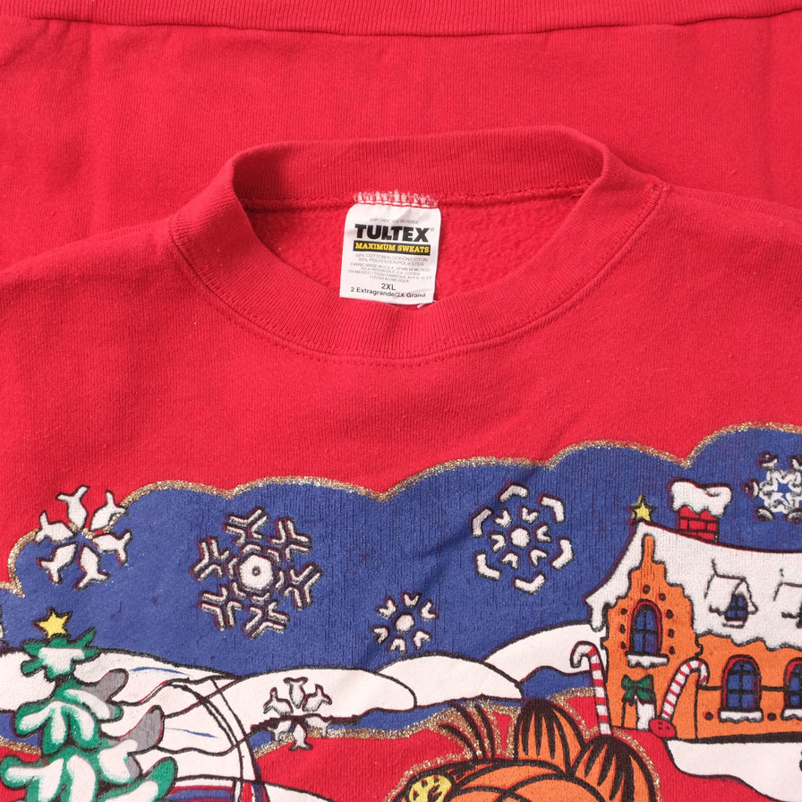 Vintage Garfield Winter Sweater XXLarge 