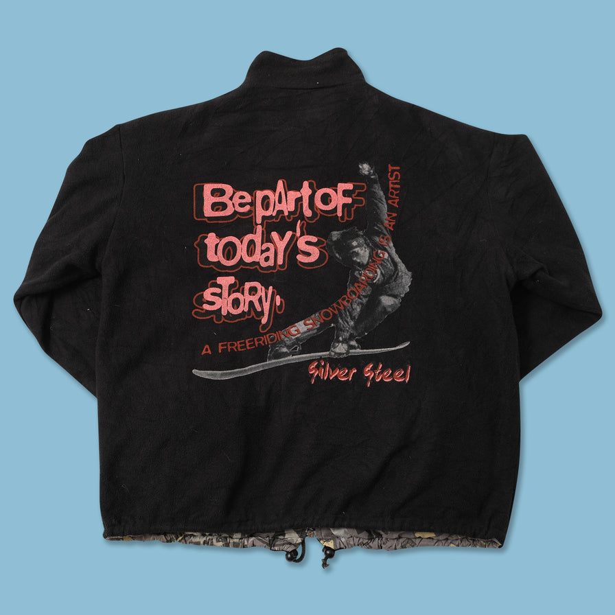 Vintage Reversible Fleece Jacket Large 