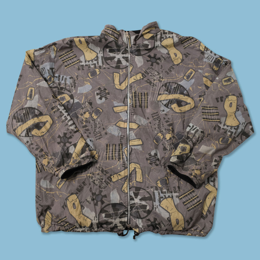 Vintage Reversible Fleece Jacket Large 