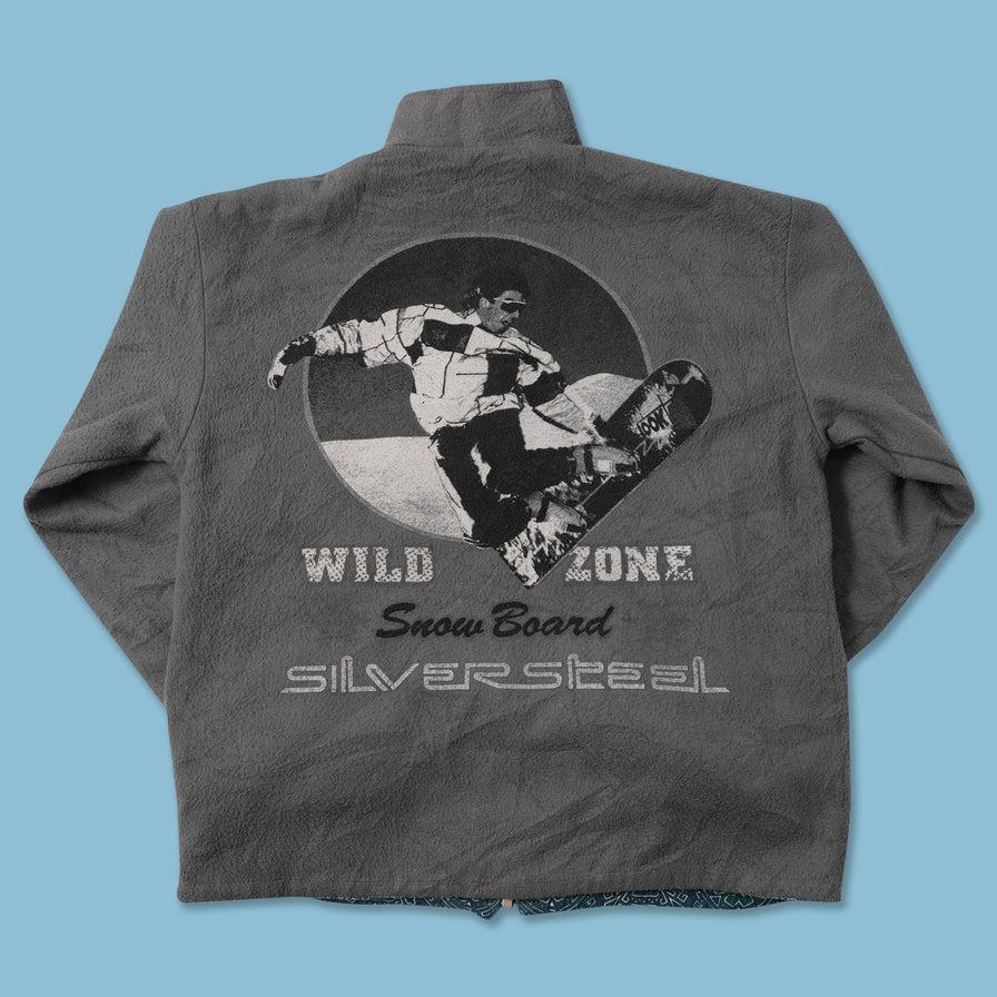 Vintage Reversible Fleece Jacket Medium 