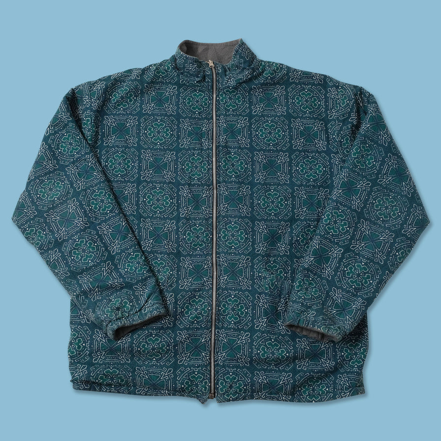 Vintage Reversible Fleece Jacket Medium 