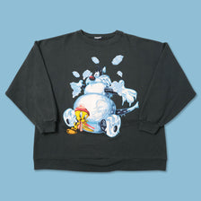 Vintage Tweety Winter Sweater Large 