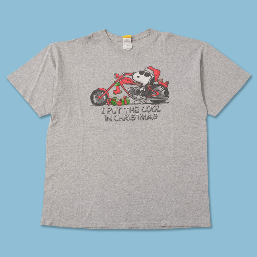 Vintage Peanuts Christmas T-Shirt XLarge 