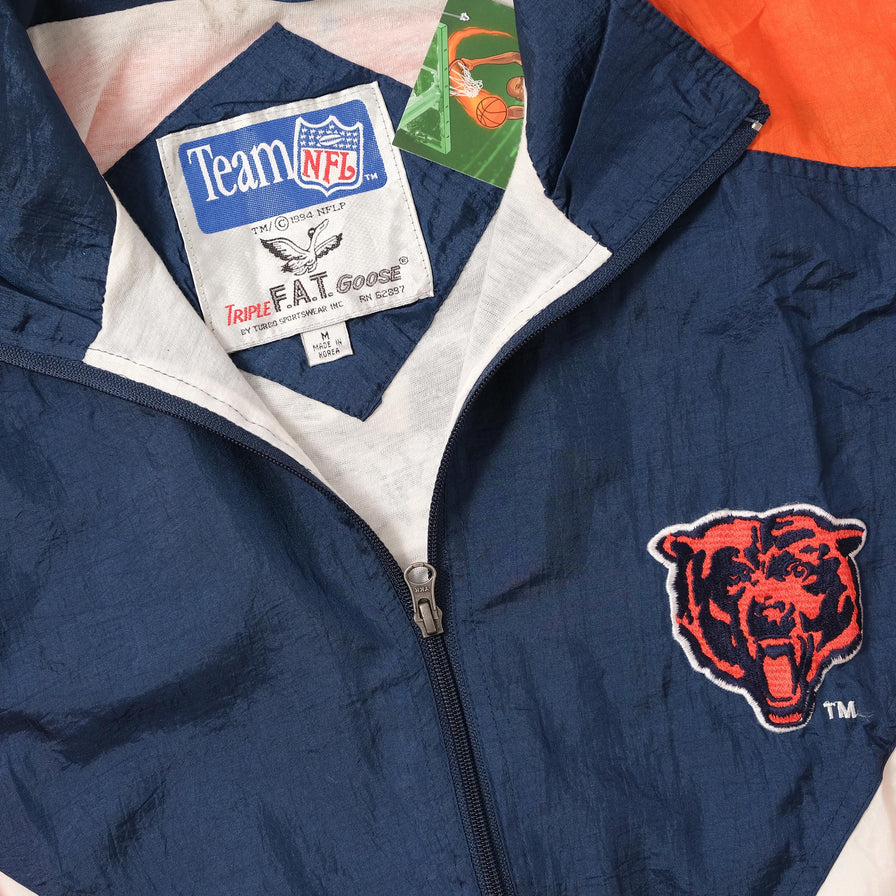 1994 Chicago Bears Track Jacket Medium 