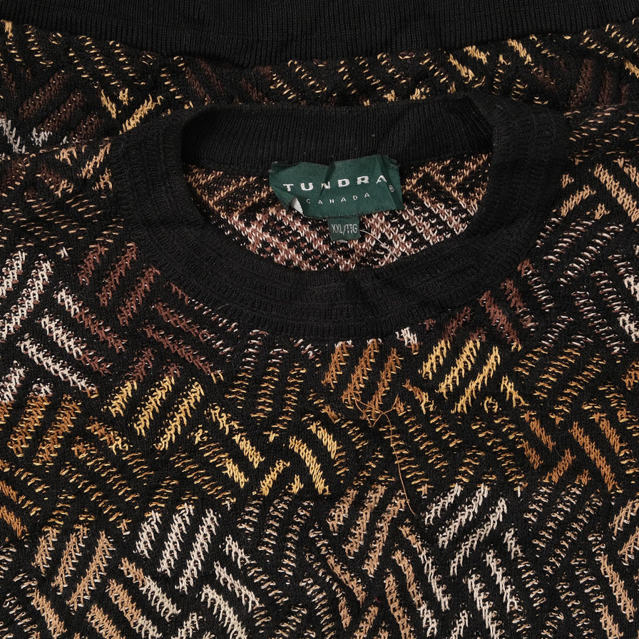 Vintage Tundra Knit Sweater 3XLarge 